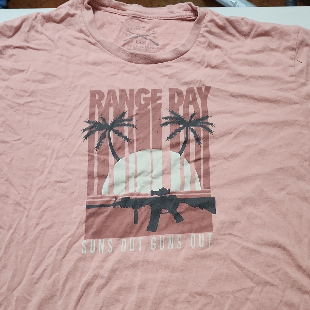 Grunt Style Range Day Pink Graphic Tee